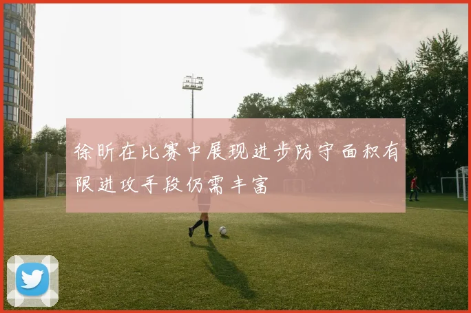徐昕在比赛中展现进步防守面积有限进攻手段仍需丰富