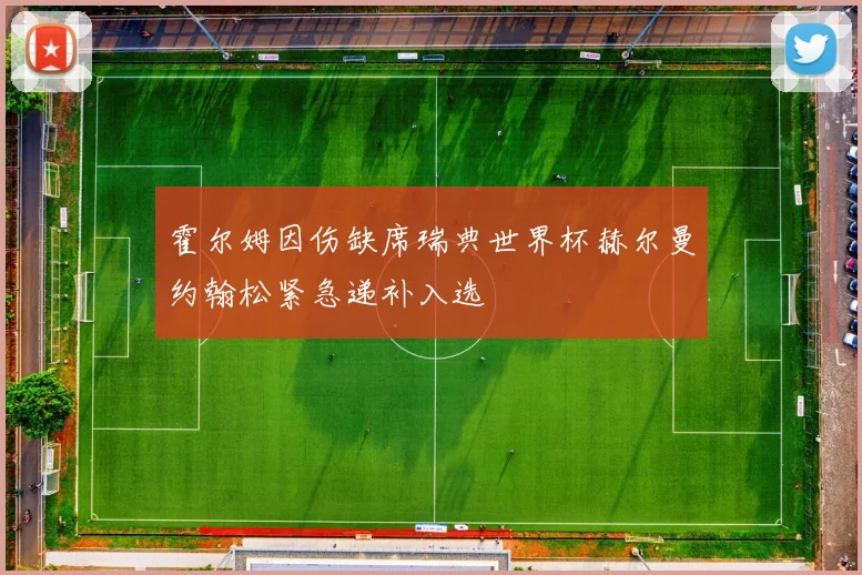 霍尔姆因伤缺席瑞典世界杯赫尔曼约翰松紧急递补入选